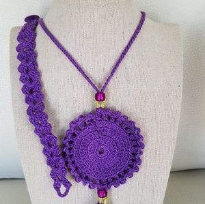 Artisan handcrafted crochet jewelry